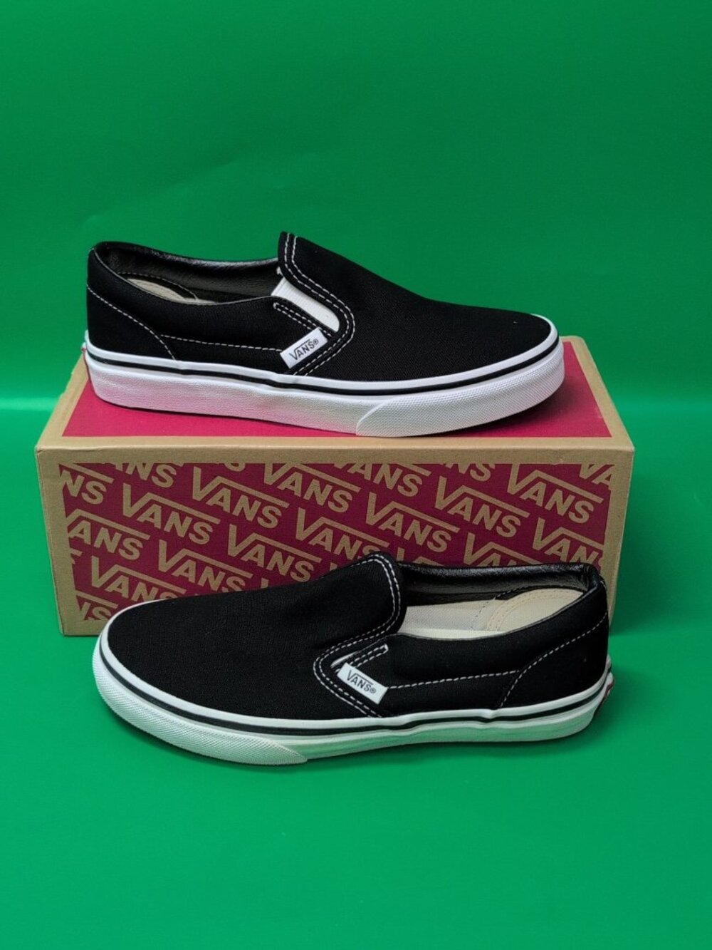Vans Classic Slip On Sneakers Kids Shoes US 3 Black